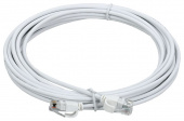 Патч-корд кат.5E UTP LSZH 3м slim колпачок с язычком бел. ITK PC08-C5EUL-3M-SL-WT