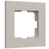 W0012917/ Рамка на 1 пост Slab (дымчатый софт) W0012917