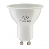 Лампа светодиодная RS LED GU10 7W 220-240V 7Вт рефлектор 3000К GU10 640лм 220-240В Ra90 Русский Свет 20011345148