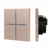 Arlight INTELLIGENT ARLIGHT Сенсорная панель KNX-304-13-IN Champagne (BUS, Frameless) (IARL, IP20 Металл, 2 года)