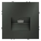 Розетка компьютерная 1-м СП S70 RJ45 кат.6 механизм титан Voltum VLS060106