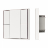 Arlight INTELLIGENT ARLIGHT Кнопочная панель KNX-301-22-4-SH-IN White (BUS, Frame) (IARL, IP20 Пластик, 3 года)