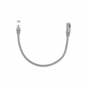 Патч-корд F/UTP кат.6 RJ45-RJ45 26AWG LSZH 0.3м сер. Rexant 02-0210-03