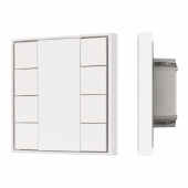 Arlight INTELLIGENT ARLIGHT Кнопочная панель KNX-301-22-8-SH-IN White (BUS, Frame) (IARL, IP20 Пластик, 3 года)