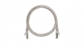 Патч-корд кат.5E (класс D) F/UTP 4 пары 26 AWG (7х0.165мм) 100МГц 2хRJ45 (8P8C) BC чистая медь LSZH нг(А)-HFLTx 0.5м сер. NIKOMAX NMC-PC4SD55B-005-C-GY