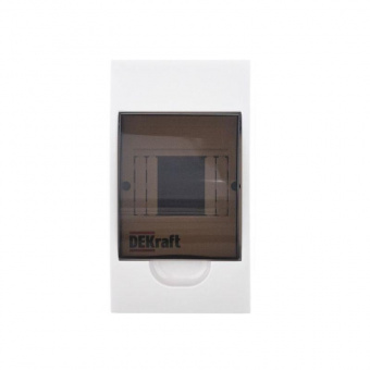 Корпус навесной ЩРН-П-4 20х11х9 4мод.IP41 пластик. DEKraft 31008DEK