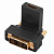 Переходник штекер DVI-D - гнездо HDMI поворотный Rexant 17-6812