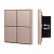 Arlight INTELLIGENTIGHT Кнопочная панель KNX-304-23-IN Champagne (BUS, Frame) (IP20 Металл, 2 года)