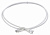Патч-корд кат.5E UTP LSZH 1.5м slim колпачок с язычком бел. ITK PC08-C5EUL-1M5-SL-WT