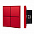 Atlight INTELLIGENT ARLIGHT Кнопочная панель KNX-304-23-IN Rose Red (BUS, Frame) (IARL, IP20 Металл, 2 года)