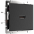 Розетка HDMI черный матовый W1186008