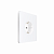 Розетка 1-м СП Systeme Infinity 16А IP20 250В с заземл. защ. шторки арктич. лед SE FSE000145