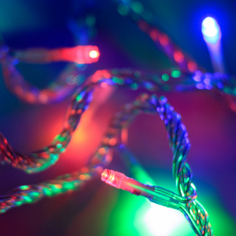 Arlight Светодиодная гирлянда ARD-STRING-HOME-5000-CLEAR-50LED-LIVE RGB (230V, 3.5W) (Ardecoled, IP20)