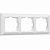 Рамка из пластика на 3 поста Fiore белый W0032201