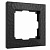 Рамка из поликарбоната на 1 пост Hammer черный W0012408