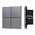 Arlight INTELLIGENT ARLIGHT Кнопочная панель KNX-304-23-IN Grey (BUS, Frameless) (IARL, IP20 Металл, 2 года)